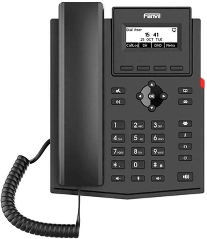 Fanvil - X301P - VoIP-Telefoon - Zwart - Linux - 2 SIP-Lijnen