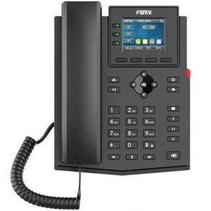 Fanvil IP-telefoon X303P zwart, Telefoon, Zwart