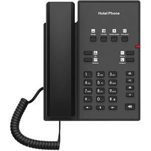 Fanvil - H1 - Huistelefoon - Zwart - IP-telefoon voor Hotels