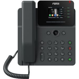 Fanvil - V61W - Business Phone - Zwart - SIP - POE - Gigabit - USB-Port