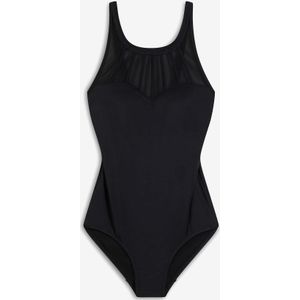 Hunkemöller Badpak Shaping Shell Mesh in het Zwart | Lyst NL Hunkemöller Badpak Shaping Shell Mesh in het Zwart | Lyst NL