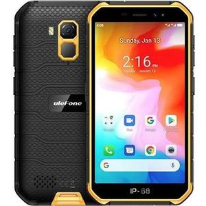 Ulefone Pantser X7 (16 GB, Oranje, 5"", Hybride dubbele SIM, 13 Mpx, 4G), Smartphone, Oranje