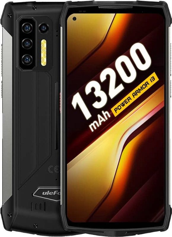 Ulefone - Power Armor 13 - Smartphone - Zwart - 128 GB - 48 MP