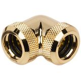 Barrow - Multi-Link Adapter - 90 Graden - 14mm AD naar 14mm AD - Goud - Messing