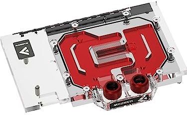 Waterkoeler - Verchroomd Koper - Transparant Acryl - RGB Verlichting