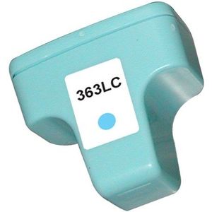SecondLife inkt cartridge licht cyaan voor HP type HP 363 XL