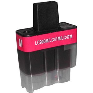 SecondLife inkt cartridge magenta voor Brother LC-900M