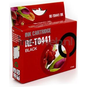 Epson T0441 inktcartridge zwart (123inkt huismerk)