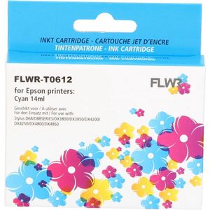 Epson T0612 inktcartridge cyaan (123inkt huismerk)