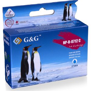 Epson - T0712 Inktcartridge - Cyaan - Inhoud 13 ml