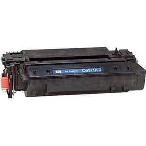 123inkt huismerk vervangt HP 11X (Q6511X) toner zwart hoge capaciteit