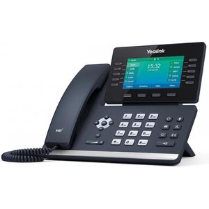 Yealink - T45W - IP-telefoon - Zwart - Bedrade Handset - 10 Lijnen