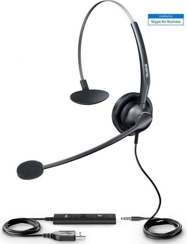 Yealink UH33 - USB Headset - Mono - Noise Cancelling