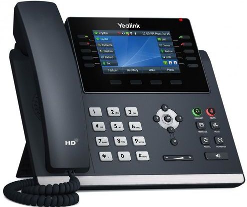 Yealink - SIP-T46U - VoIP Telefoon - Zwart - Inclusief USB-Poorten