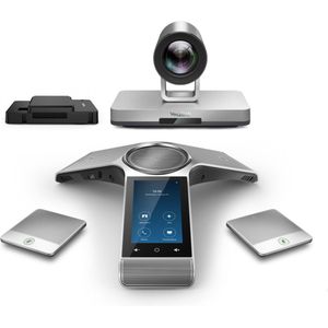 Yealink ZOOM Zaalsysteem 80, Conferentieapparaten, Zwart, Zilver