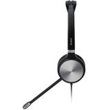 Yealink UH36 Dual Headset - USB Type-A - Zwart/Zilver