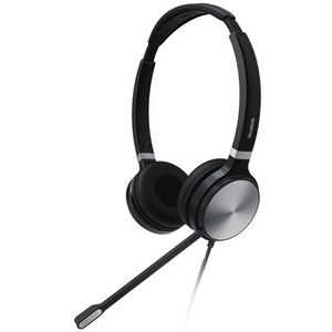 Yealink UH36 Dual Headset - USB Type-A - Zwart/Zilver