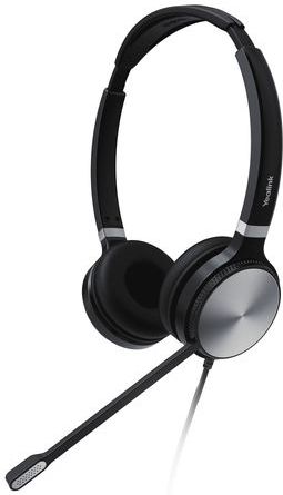 Yealink UH36 Dual Headset - USB Type-A - Zwart/Zilver