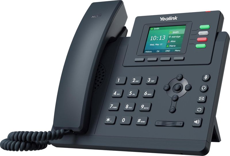 Yealink - SIP-T33G - Tafeltelefoon - Grijs - IP-telefoon met Kleurenscherm