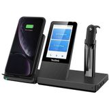 Yealink - WH67 - Draadloze DECT-Headset - Zwart - Capacitive Touchscreen