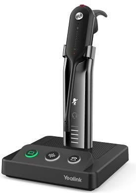 Yealink - WH63 - Draadloze Headset - Zwart - Draadloze DECT - Voor UC-platforms