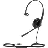 Yealink UH34 Mono - Kopfhörer mit Mikrofon - On-Ear - kabelgebunden - USB - UC-zertifiziert
