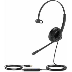 Yealink UH34 Headset Bedraad Hoofdband Kantoor/callcenter Zwart