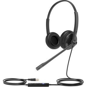 Yealink USB-headset UH34 Dual Teams, zwart