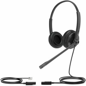Yealink YHS34 Lite Dual Headset Bedraad Hoofdband Kantoor/callcenter Zwart