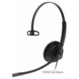 Yealink YHS34 Lite Mono Headset - één oorhoofdtelefoon - RJ aansluitkabel