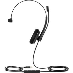 Yealink Telefonia Yealink USB headset UH34 Lite Mono UC, zwart