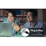 Yealink 1306010 webcam 5 MP USB 2.0 Zwart