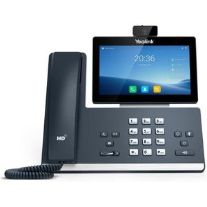 Yealink T58W VoIP-telefoon met nummerweergave, Telefoon, Grijs