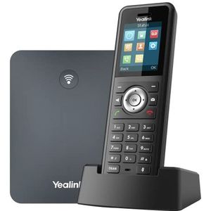 Yealink Draadloze telefoon W79P Robuust IP67, Telefoon, Zwart