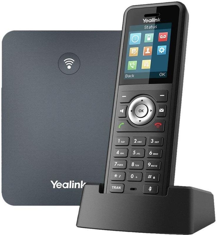 Yealink - W79P - Draadloos SIP-telefoonsysteem - Zwart - DECT