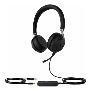 Yealink - UH 38 - Kantoorheadset - Zwart - USB-A