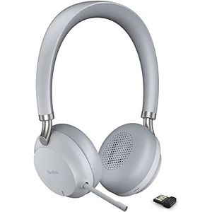Yealink BH72 Lite Teams Headset - Draadloos, USB Type-A, Bluetooth - Licht Grijs