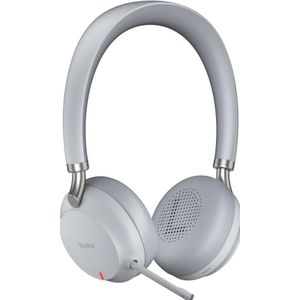 Yealink BH72 Headset Bedraad en draadloos Hoofdband Oproepen/muziek USB Type-A Bluetooth Oplaadhouder Licht Grijs