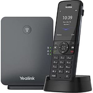Yealink - W78P - IP Mobiele Telefoon - Zwart - Draadloze Handset