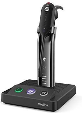 Yealink WH63 Draadloze Headset - Zwart - DECT - Gecertificeerd voor Microsoft Teams