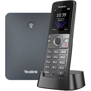 Yealink - W74P - Telefoon - Grijs - SIP-DECT-systeem met 1,8-inch scherm