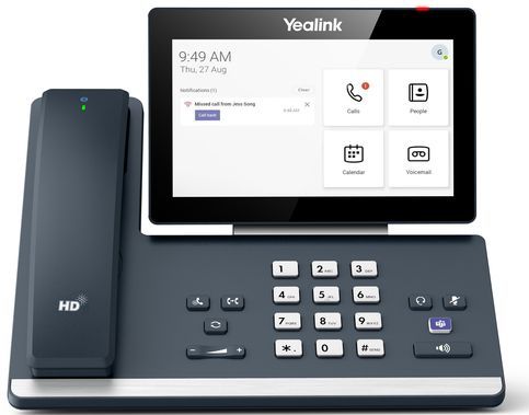 Yealink - MP58-WH E2 - VoIP-telefoon - Grijs - Bluetooth 5.2 - Dual Band Wi-Fi 5