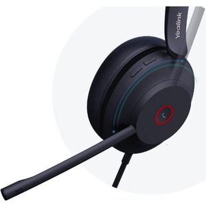 Yealink - UH37 - Koptelefoon - Zwart - Kunststof - Noise-cancellation
