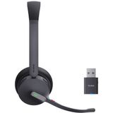 Yealink - WH 64 - Draadloze Headset - Zwart - DECT & Bluetooth