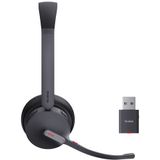 Yealink - WH 64 - Draadloze Headset - Zwart - DECT & Bluetooth