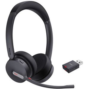 Yealink - WH 64 - Draadloze Headset - Zwart - DECT & Bluetooth