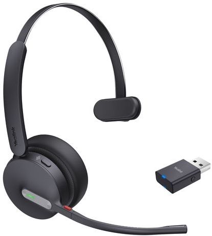 Yealink - WH 64 - Kantoorheadset - Zwart - Draadloos - DECT & Bluetooth