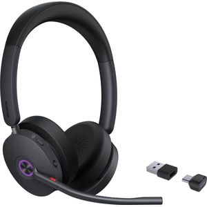 Yealink - BH74 - Draadloze Kantoorheadset - Zwart - USB-A