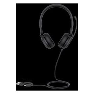 Yealink UH35 - Headset - Zwart - Dual USB Type-C / Type-A - Geoptimaliseerd voor Microsoft Teams