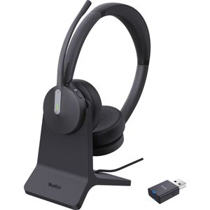 Yealink WH64 - Hybride Dual Teams - Draadloze Headset - Zwart - USB-C